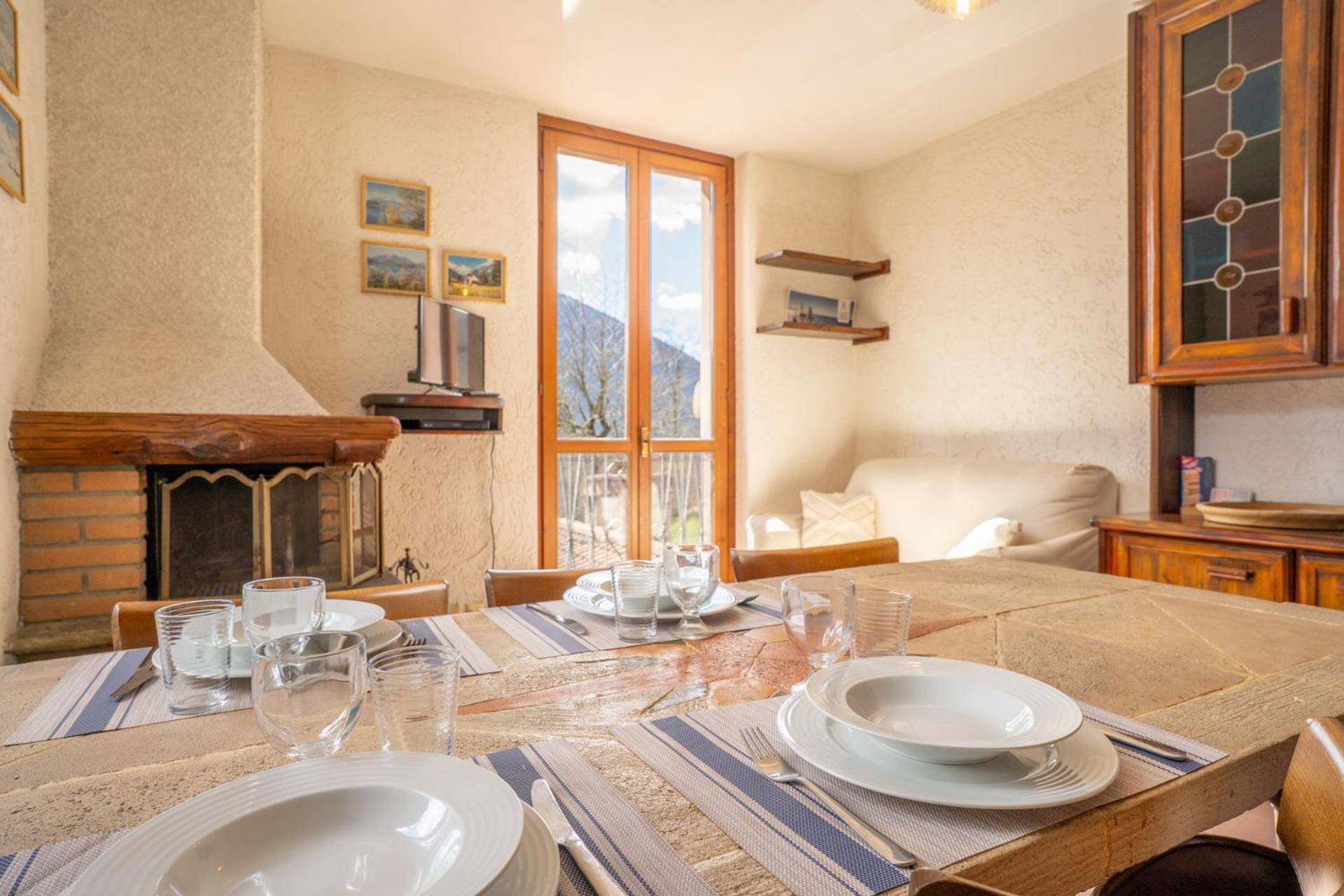 Mountain Lodging With Fireplace And Mountain View Барцио Экстерьер фото